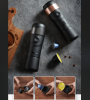 portable car coffee machine.  Capsule + coffee extraction espresso 50 cups, 1200 mAh, integrated 60ml-150ml, car coffee charging